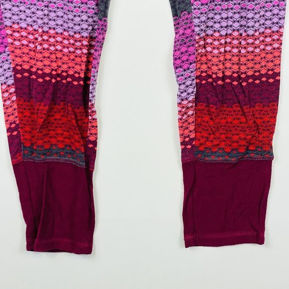 Josie‎ Natori Pink Red Stripe Pattern Lounge Pajama Pants Womens Sz Large 12 14 - Picture 3 of 6